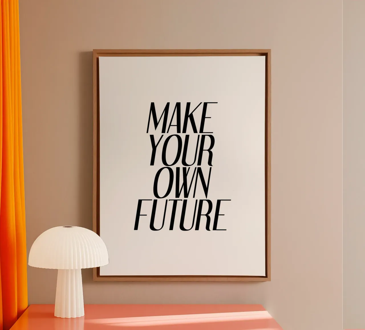 Make Your Own Future | Motivational Quote canvas by Inspirify