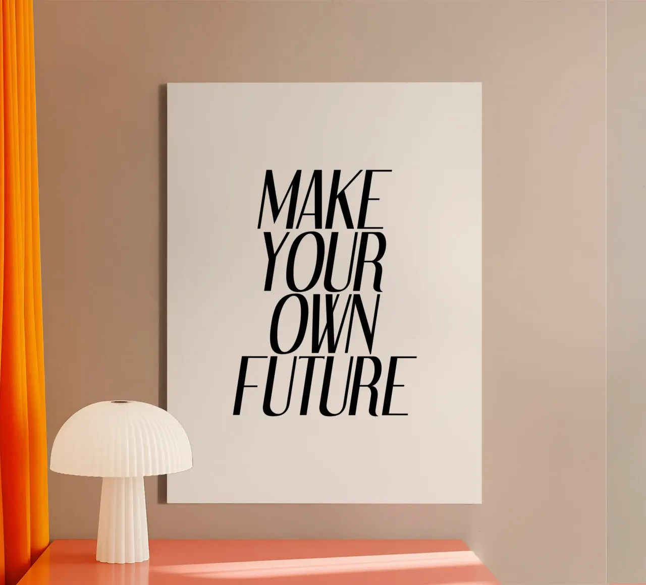 Make Your Own Future | Motivational Quote canvas by Inspirify
