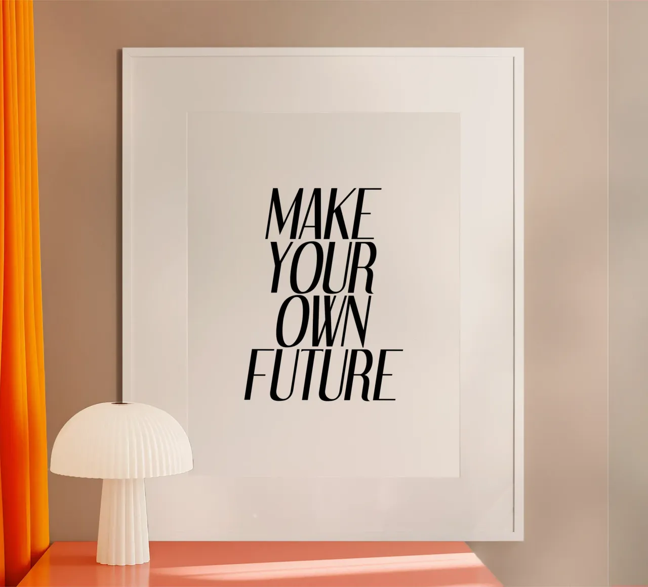Make Your Own Future | Motivational Quote hahnemühle by Inspirify