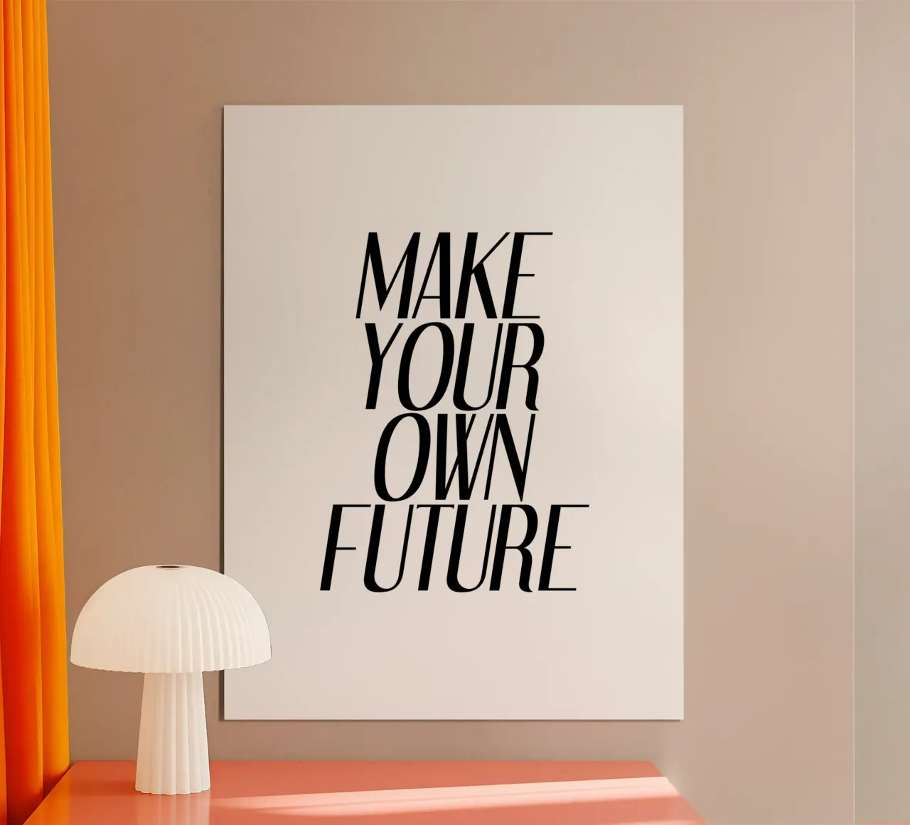 Make Your Own Future | Motivational Quote hahnemühle by Inspirify