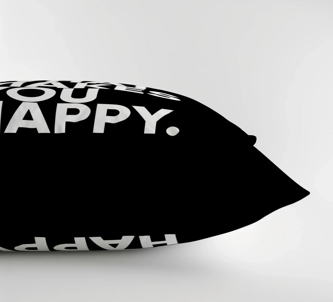 Fai di più di ciò che ti rende felice | Citazione motivazionale cuscino da Inspirify