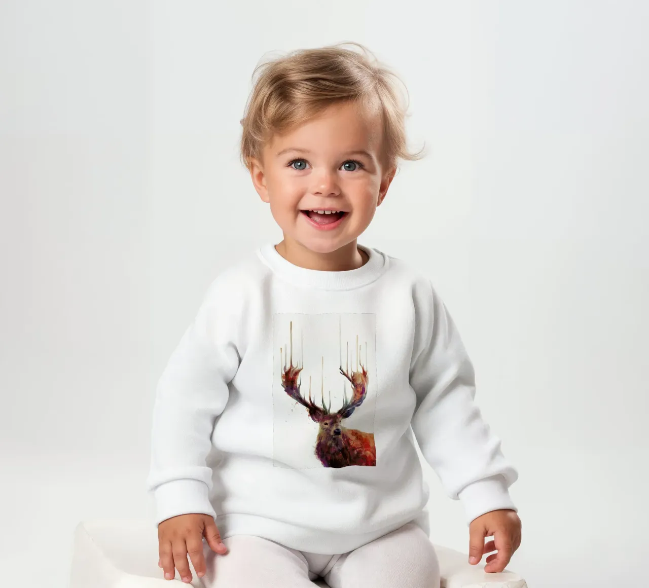 Red Deer felpa neonato da Amy Hamilton