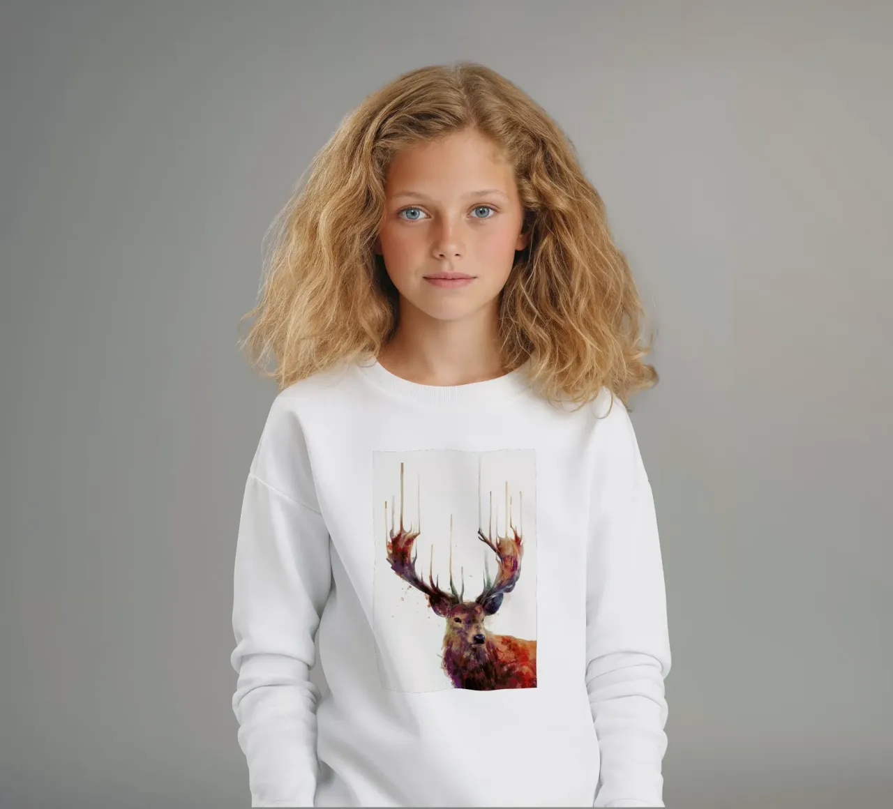 Red Deer felpa bambino da Amy Hamilton