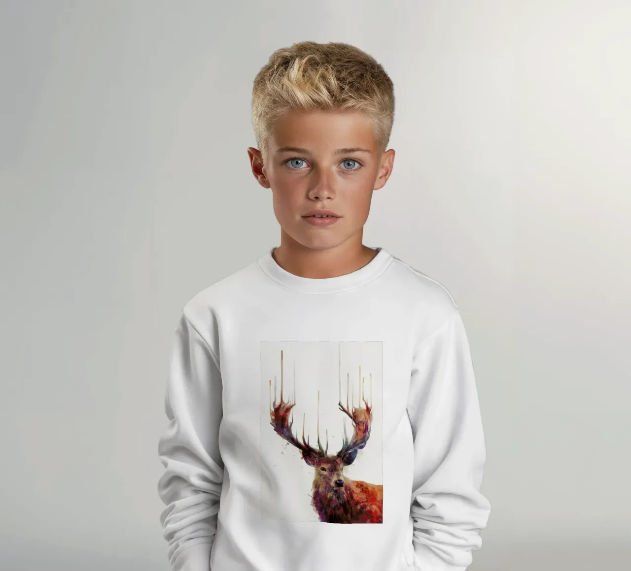 Red Deer felpa bambino da Amy Hamilton