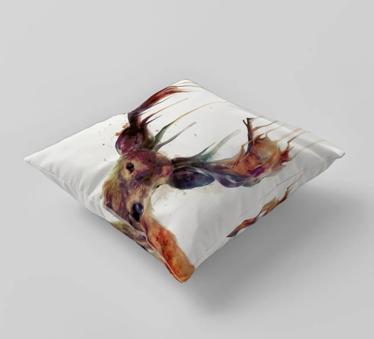 Red Deer cuscino da Amy Hamilton