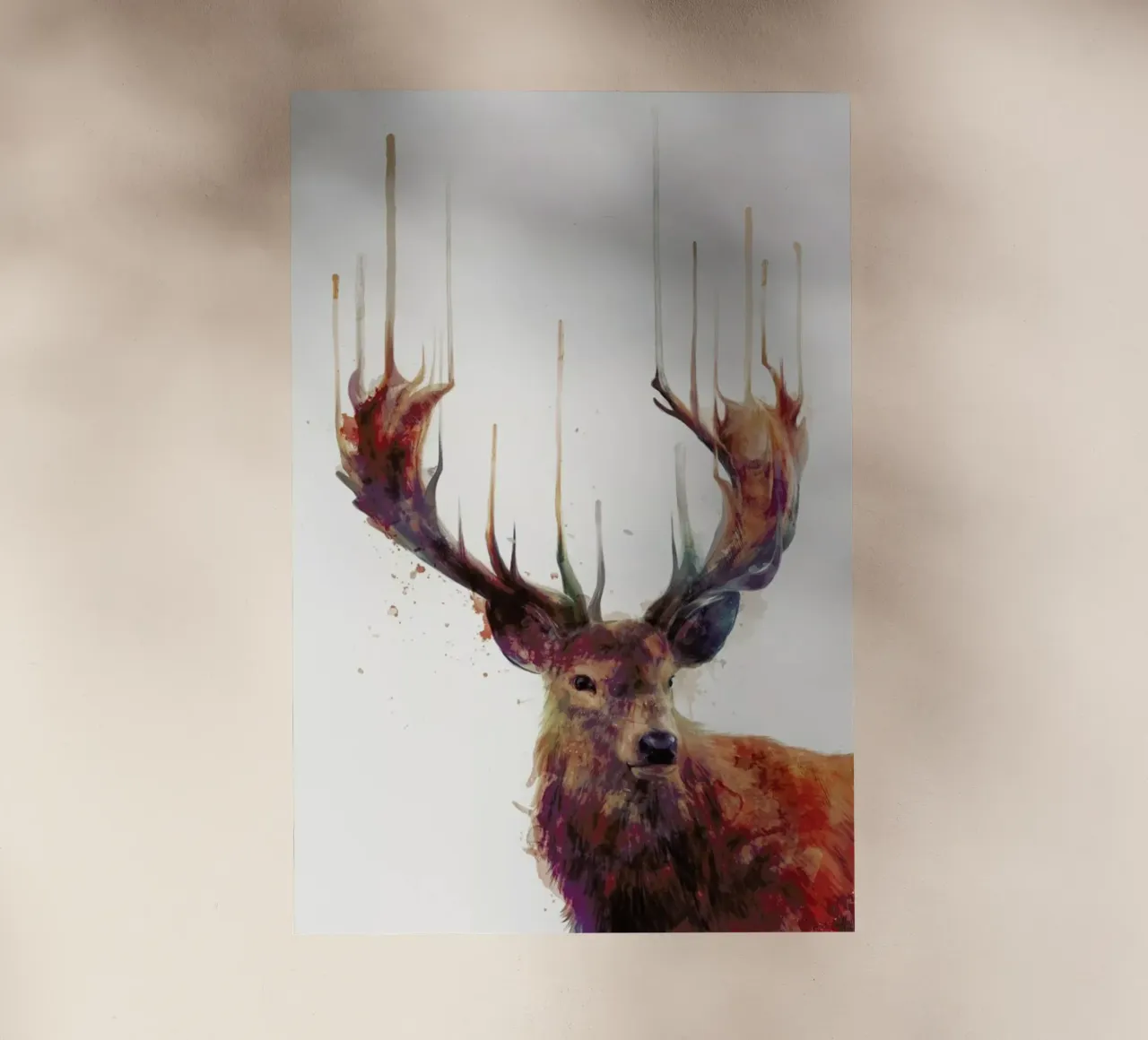 Red Deer pellicola backlit da Amy Hamilton