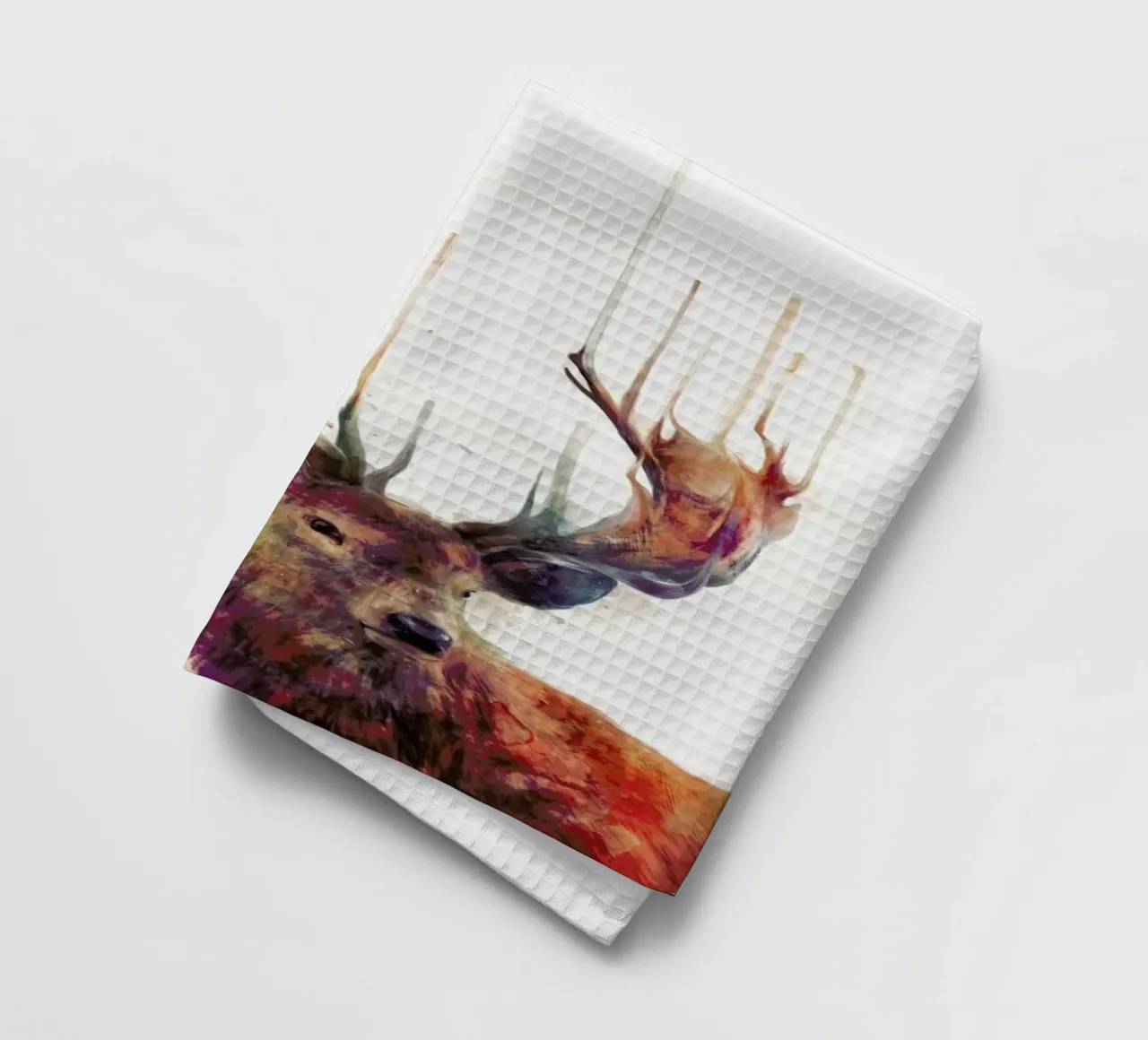 Red Deer theedoek van Amy Hamilton