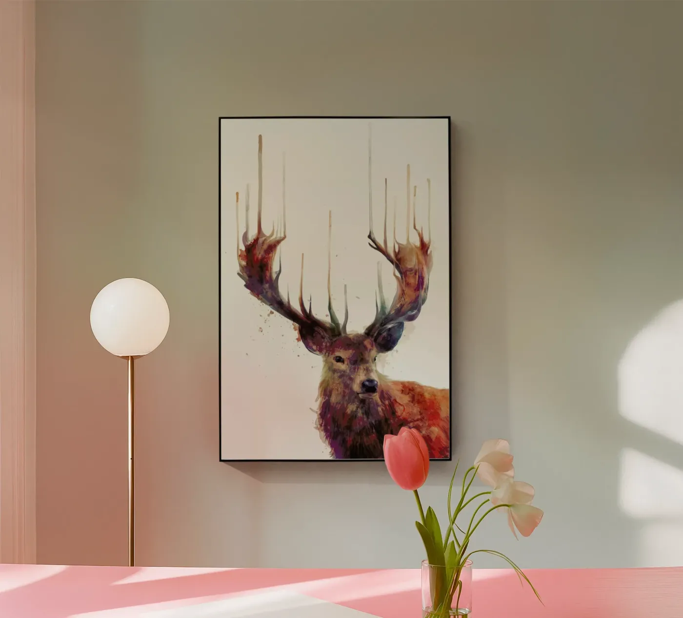 Red Deer plexiglass da Amy Hamilton