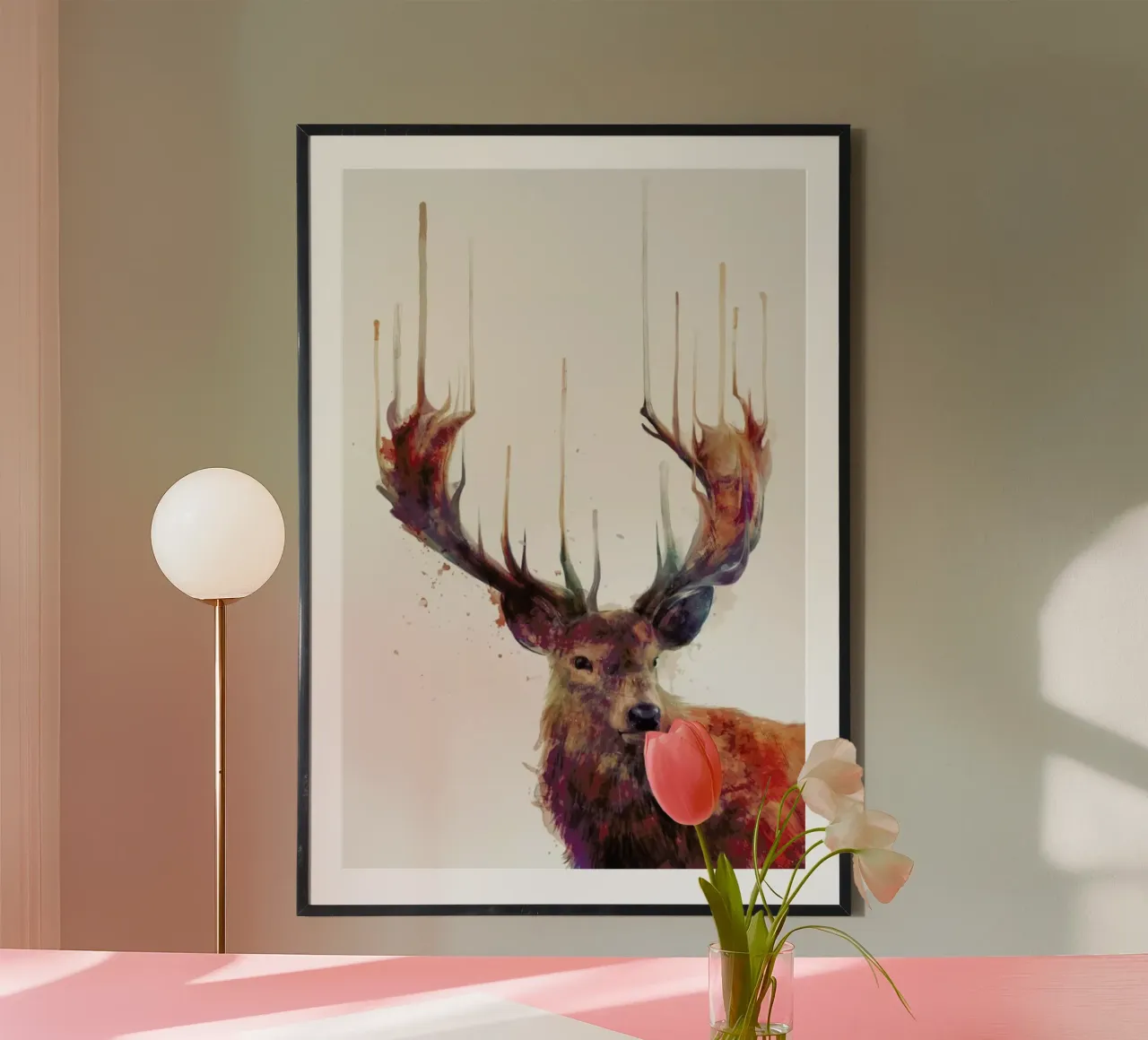 Red Deer poster da Amy Hamilton