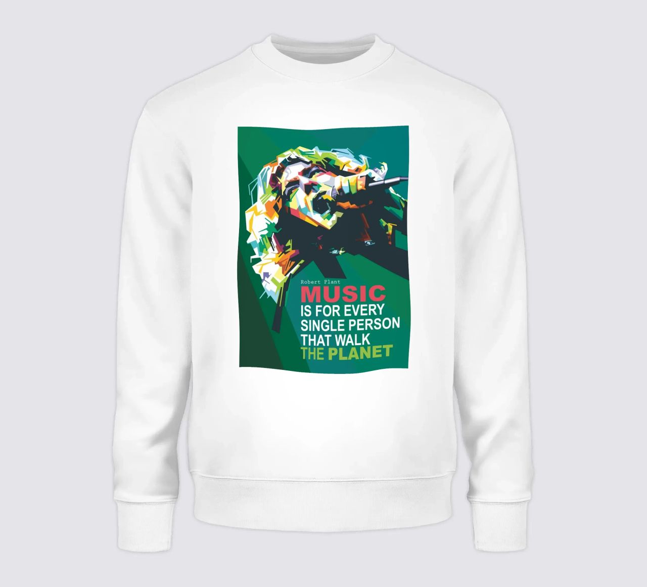 Music is for every single person that walk the planet. sweatshirt by Alkahfsmart