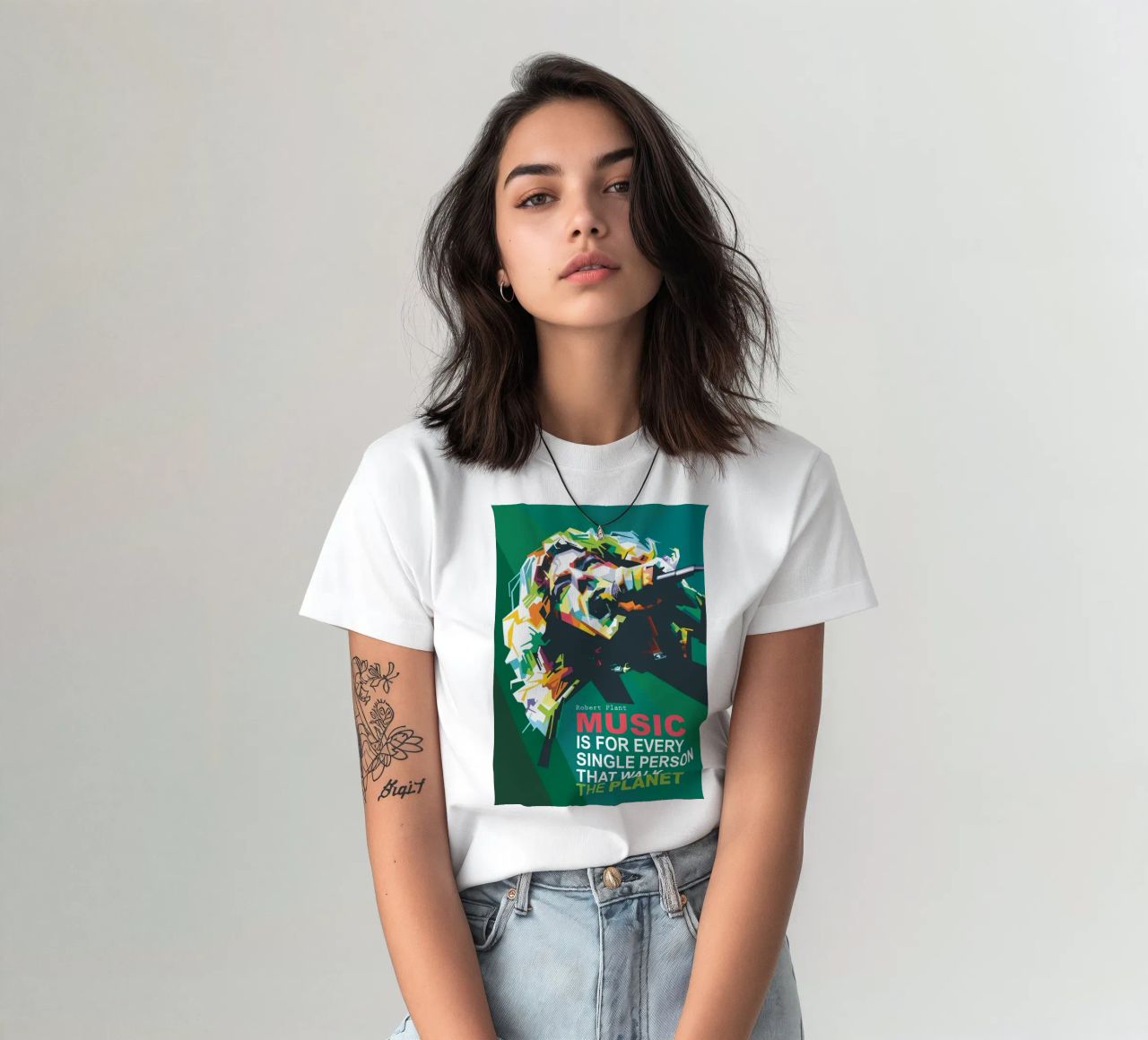Music is for every single person that walk the planet. t-shirt by Alkahfsmart