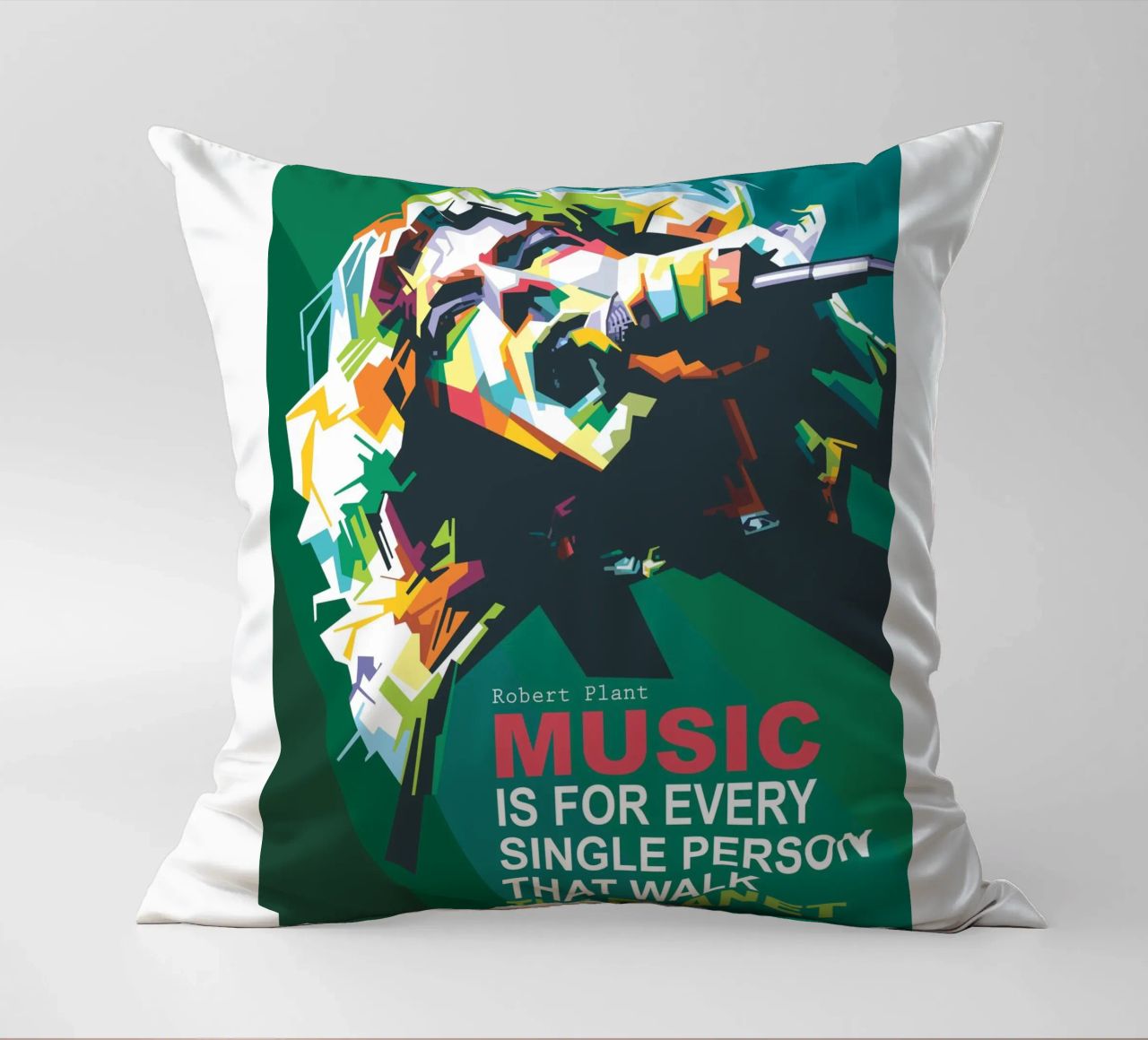 Music is for every single person that walk the planet. decorative cushion by Alkahfsmart
