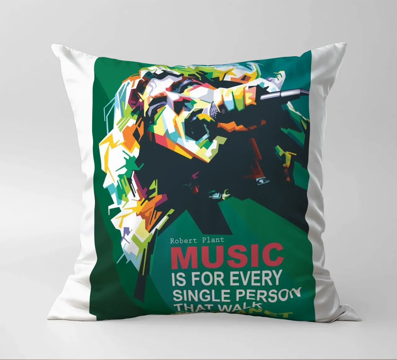 Music is for every single person that walk the planet. decorative cushion by Alkahfsmart