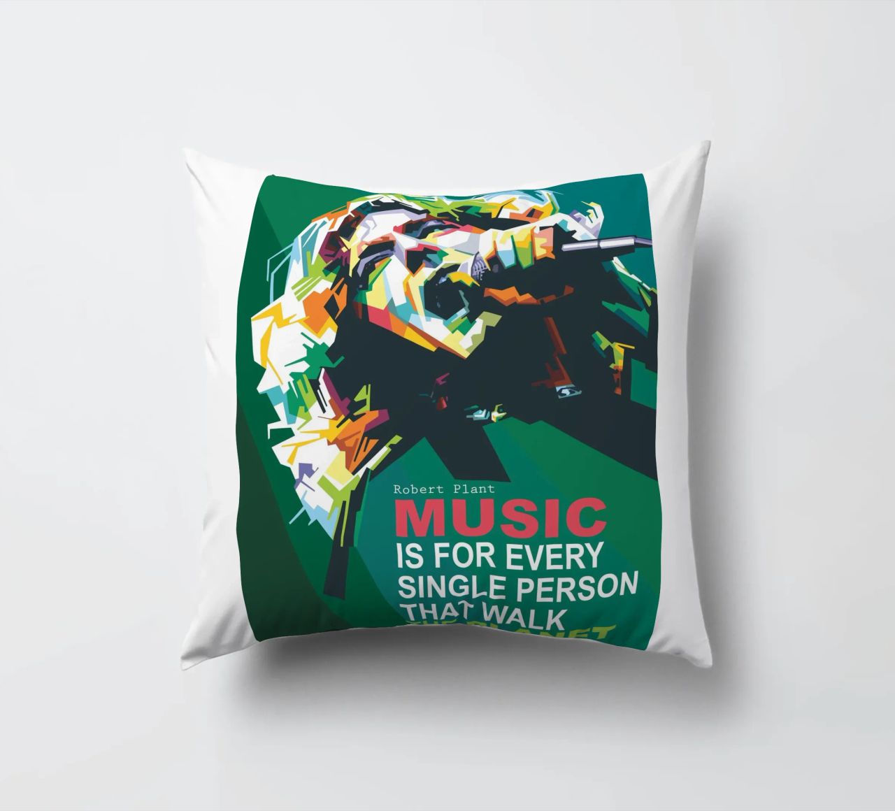 Music is for every single person that walk the planet. decorative cushion by Alkahfsmart