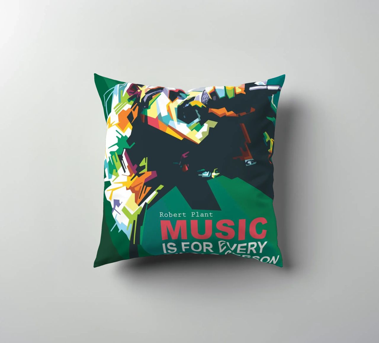 Music is for every single person that walk the planet. decorative cushion by Alkahfsmart