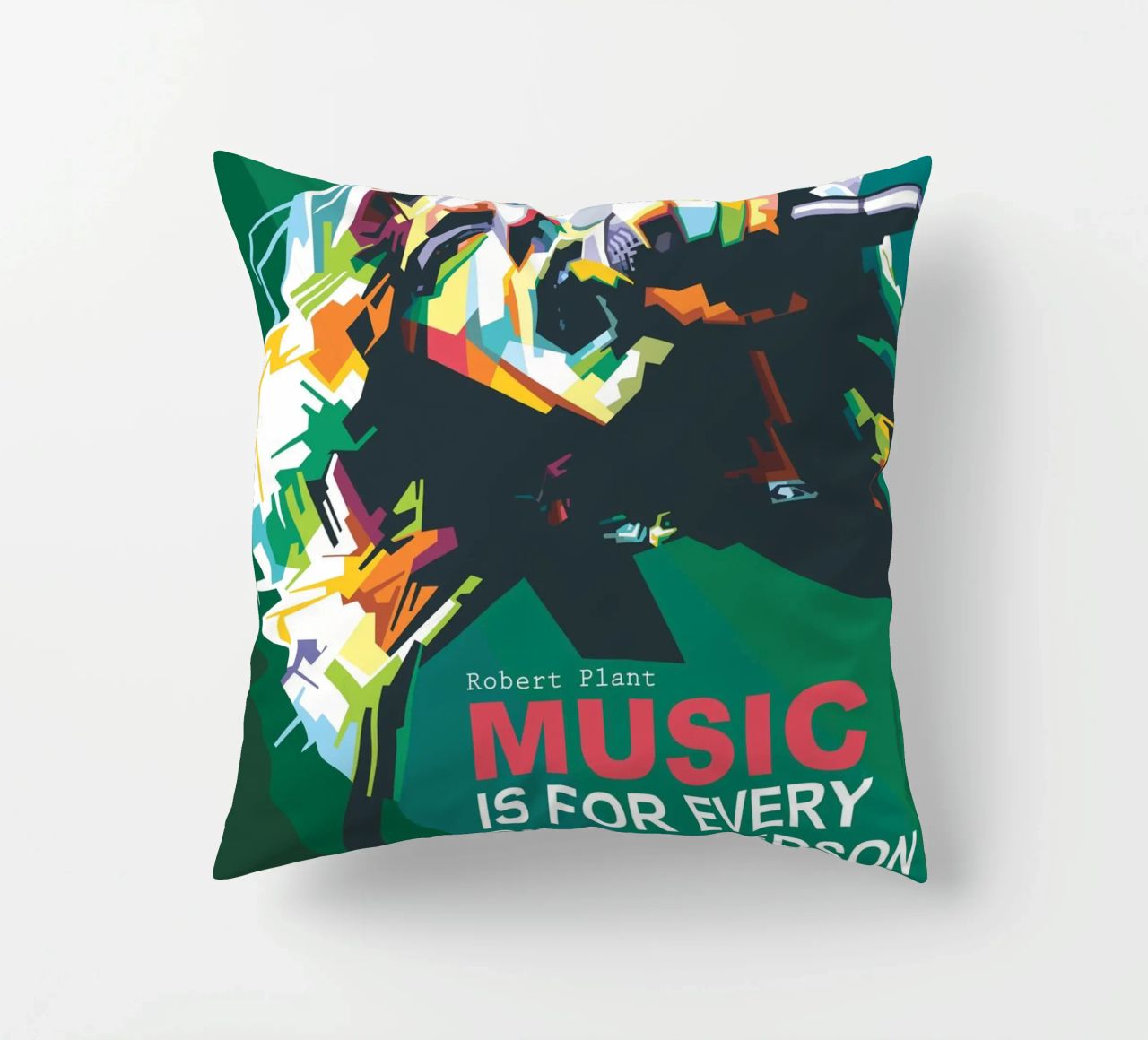 Music is for every single person that walk the planet. decorative cushion by Alkahfsmart