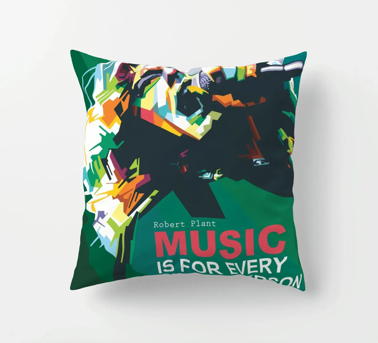 Music is for every single person that walk the planet. decorative cushion by Alkahfsmart