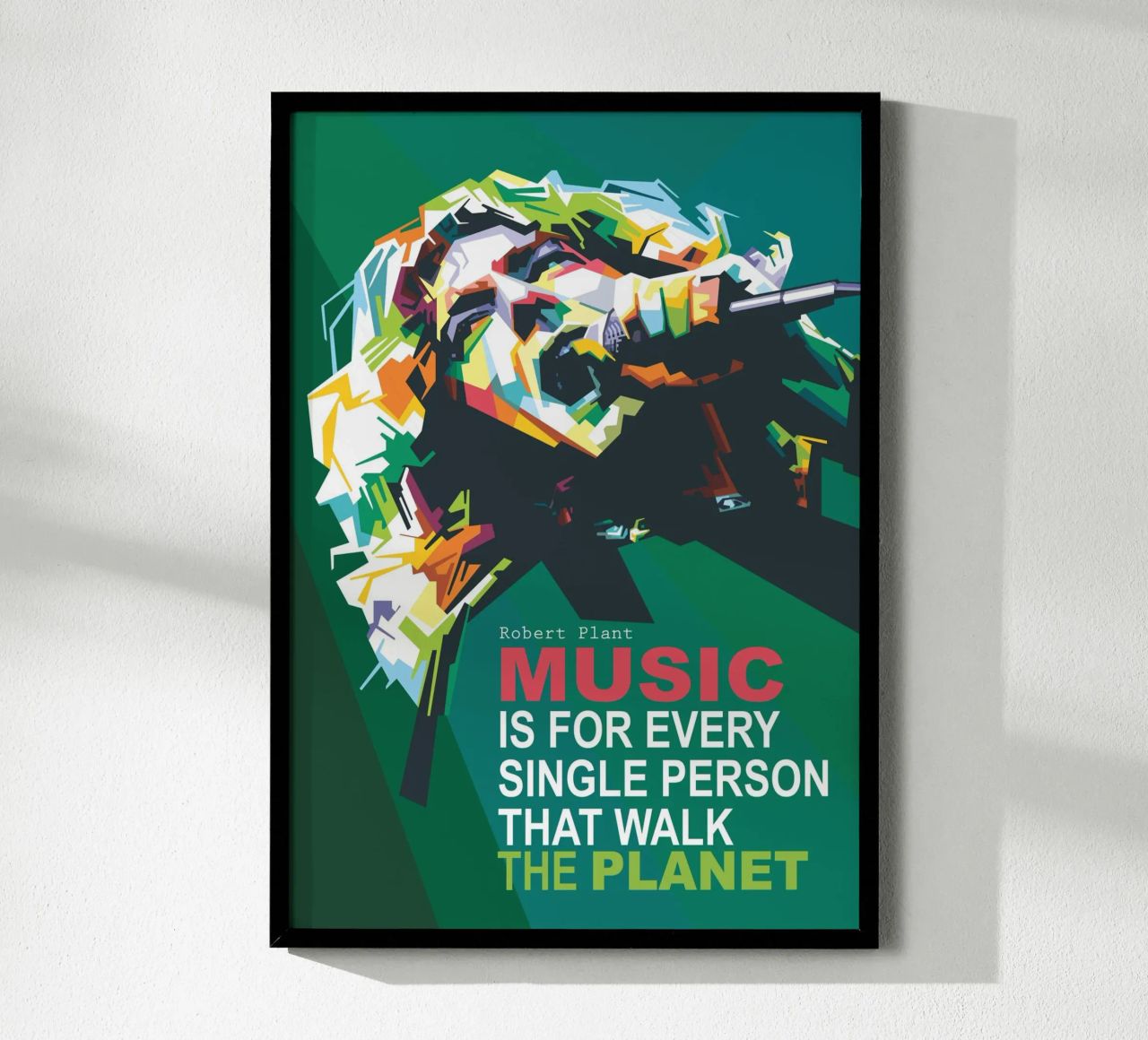 Music is for every single person that walk the planet. poster by Alkahfsmart