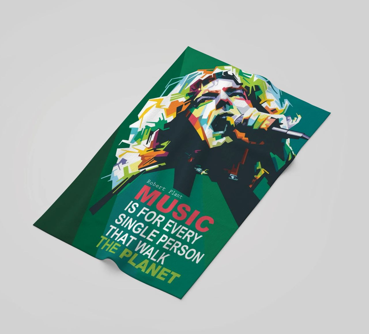 Music is for every single person that walk the planet. beach towel by Alkahfsmart