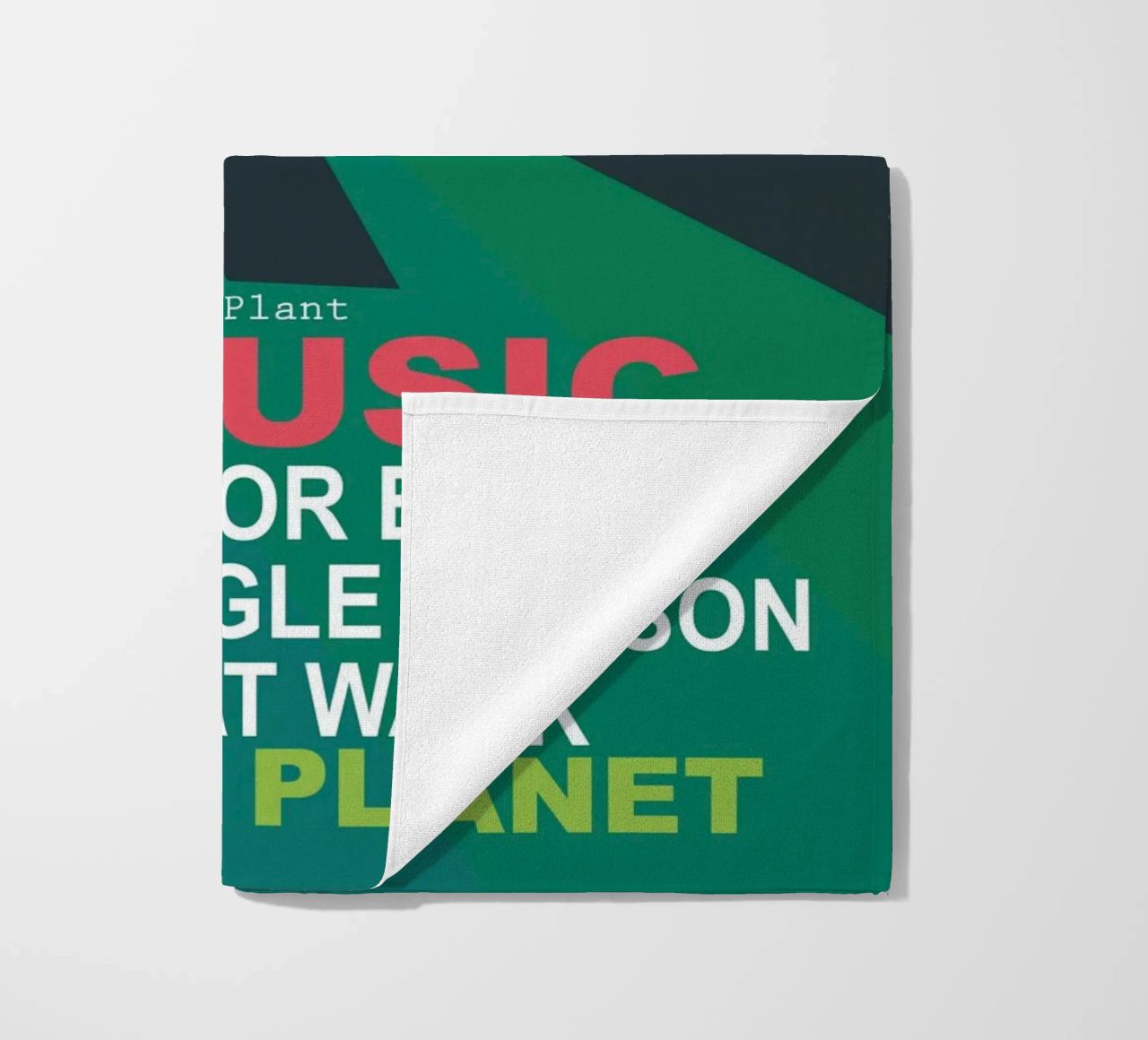 Music is for every single person that walk the planet. beach towel by Alkahfsmart