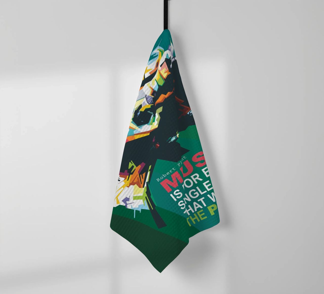Music is for every single person that walk the planet. tea towel by Alkahfsmart