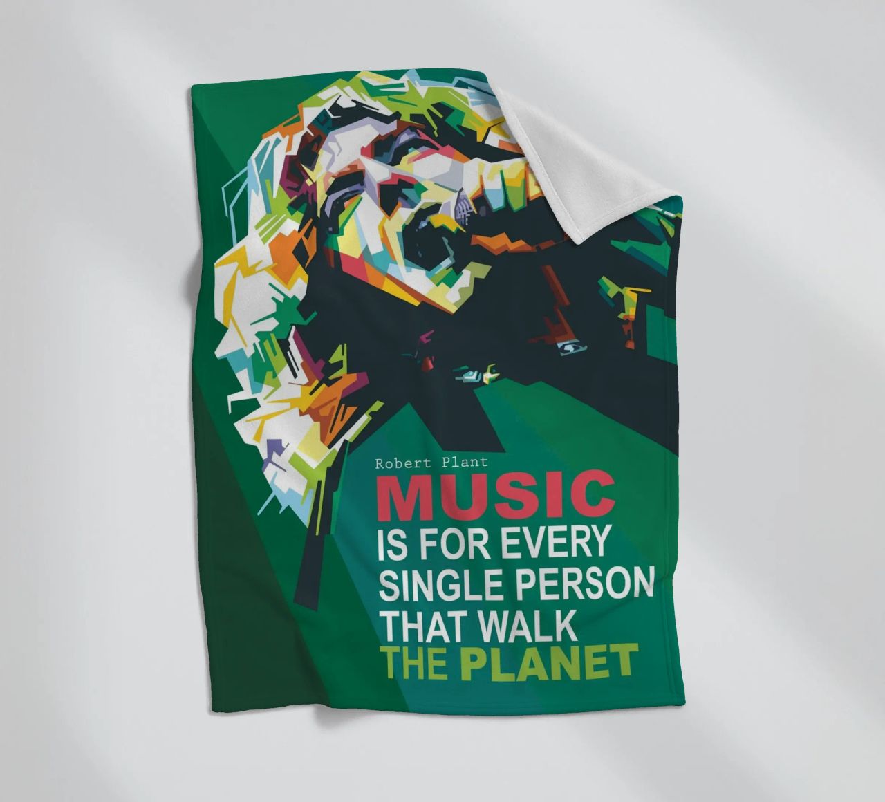 Music is for every single person that walk the planet. fleece blanket by Alkahfsmart