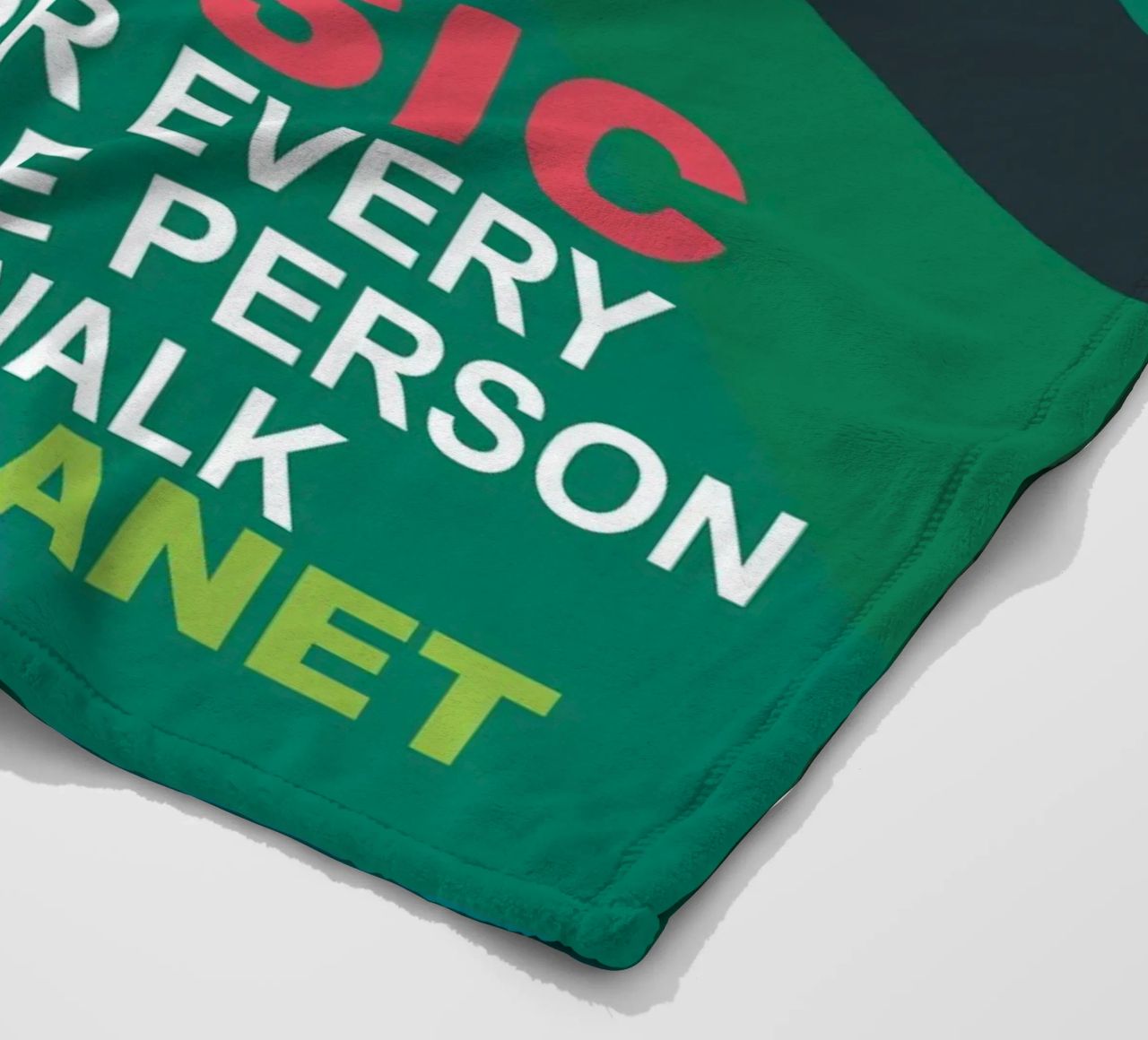 Music is for every single person that walk the planet. fleece blanket by Alkahfsmart
