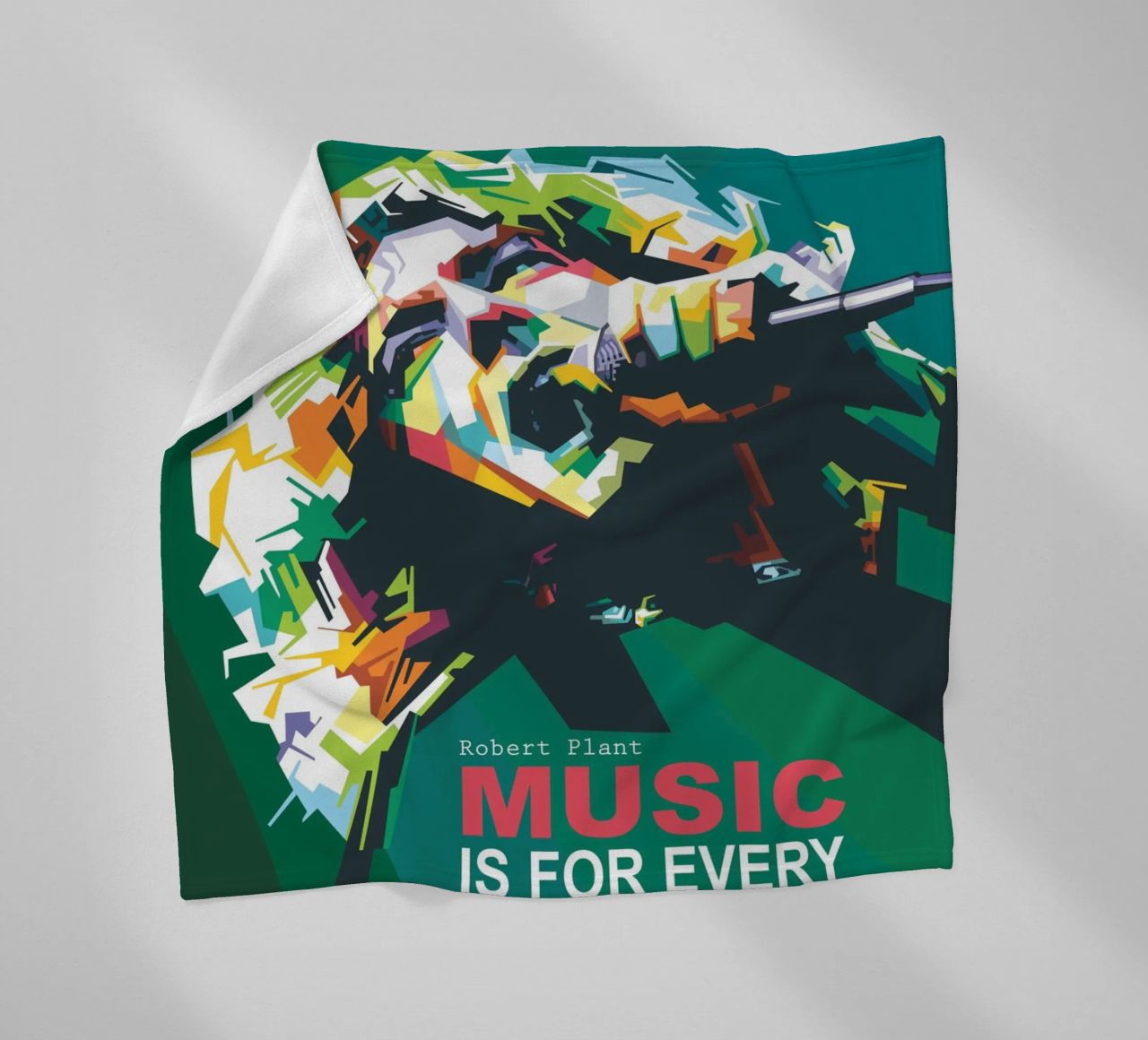 Music is for every single person that walk the planet. fleece blanket by Alkahfsmart