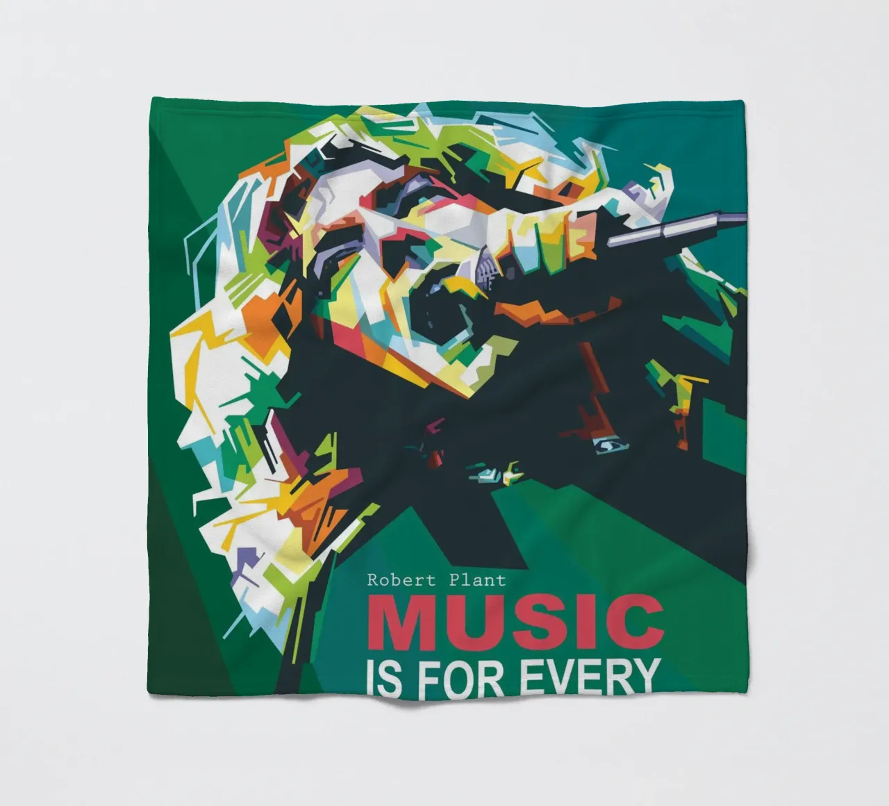 Music is for every single person that walk the planet. fleece blanket by Alkahfsmart