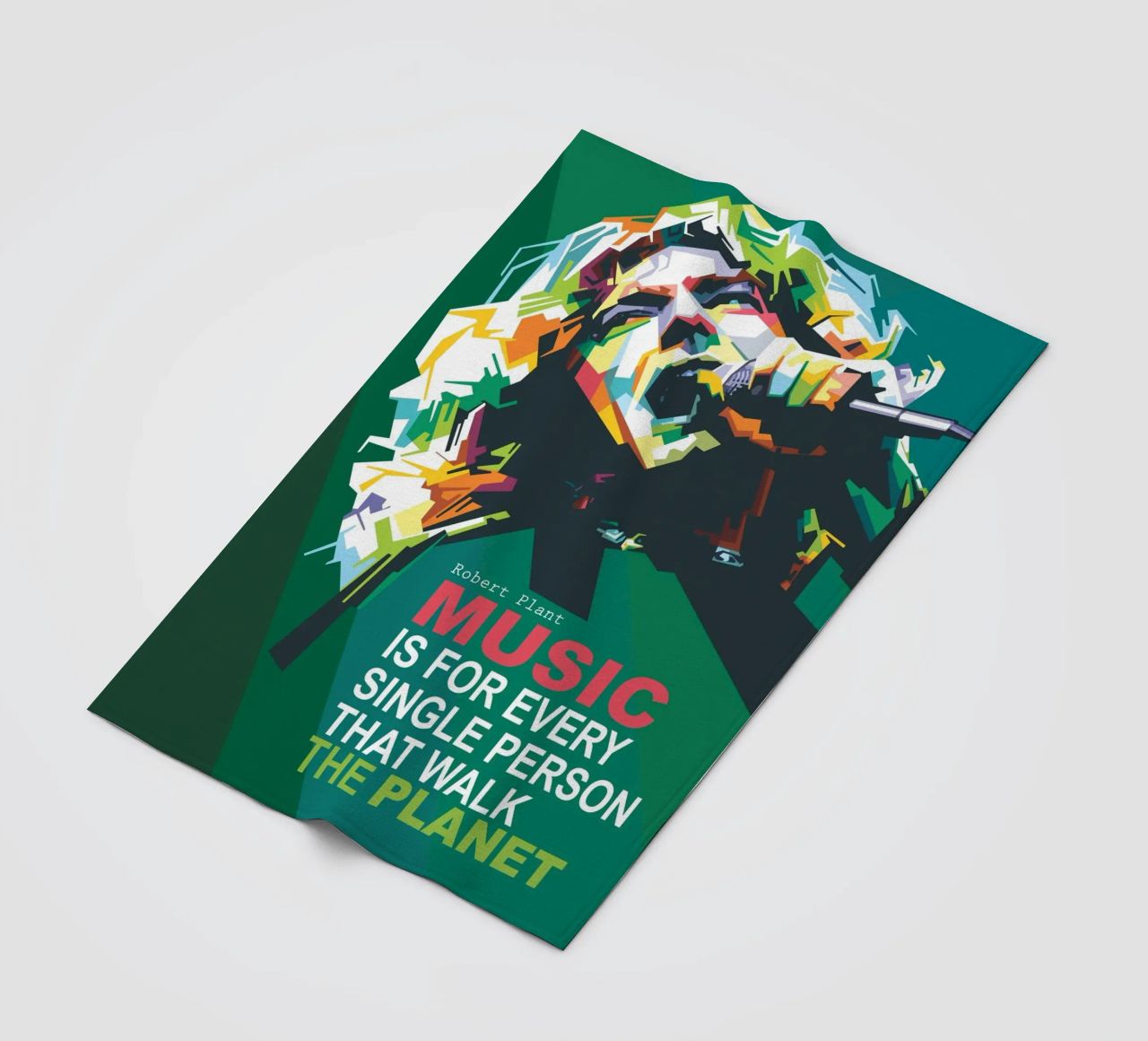 Music is for every single person that walk the planet. fleece blanket by Alkahfsmart