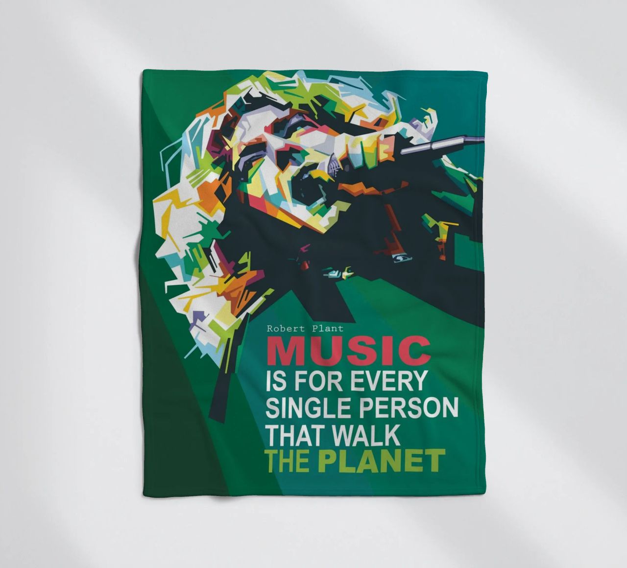 Music is for every single person that walk the planet. fleece blanket by Alkahfsmart