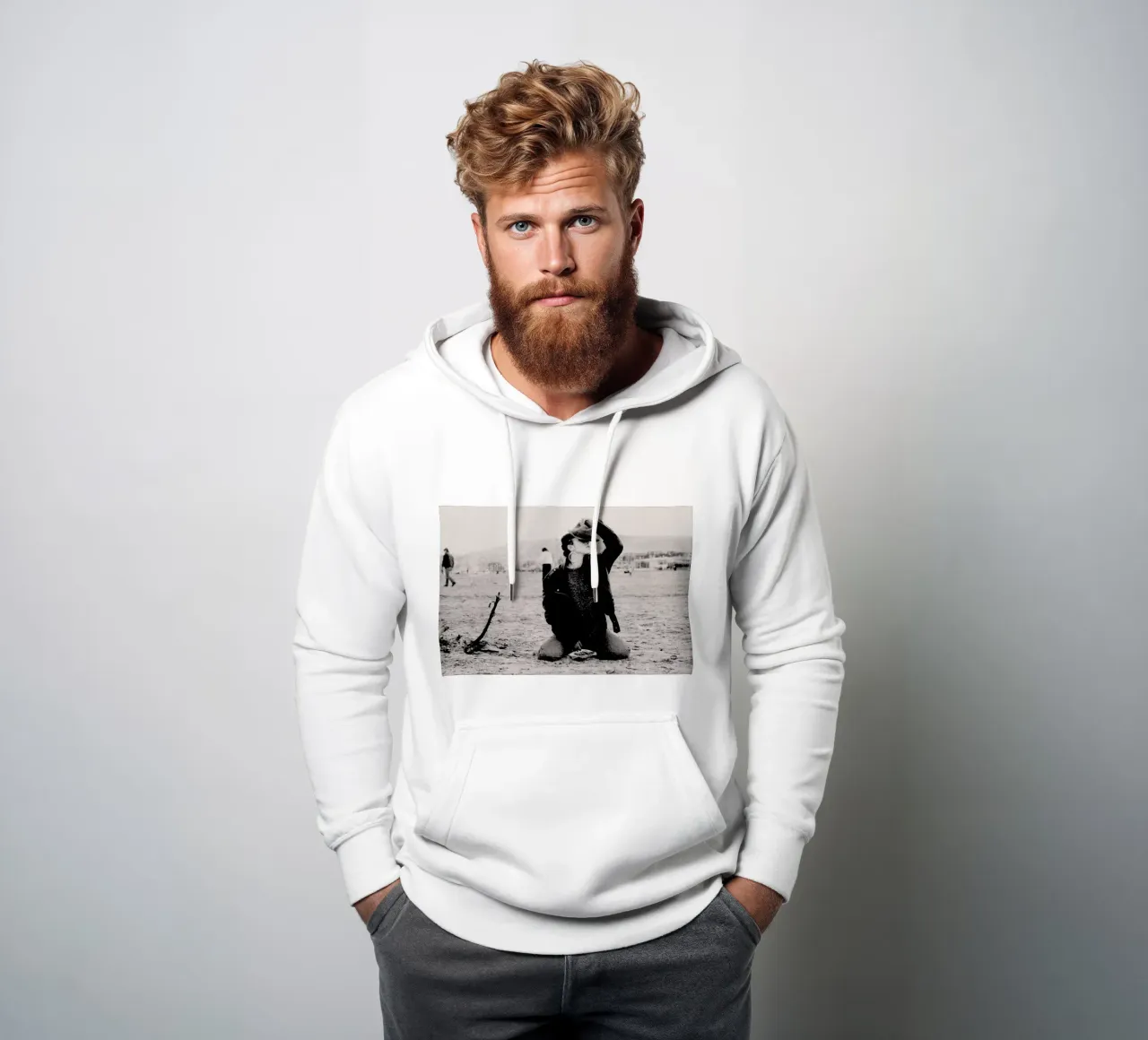Not Afraid But Hoodie von Sophie Etchart