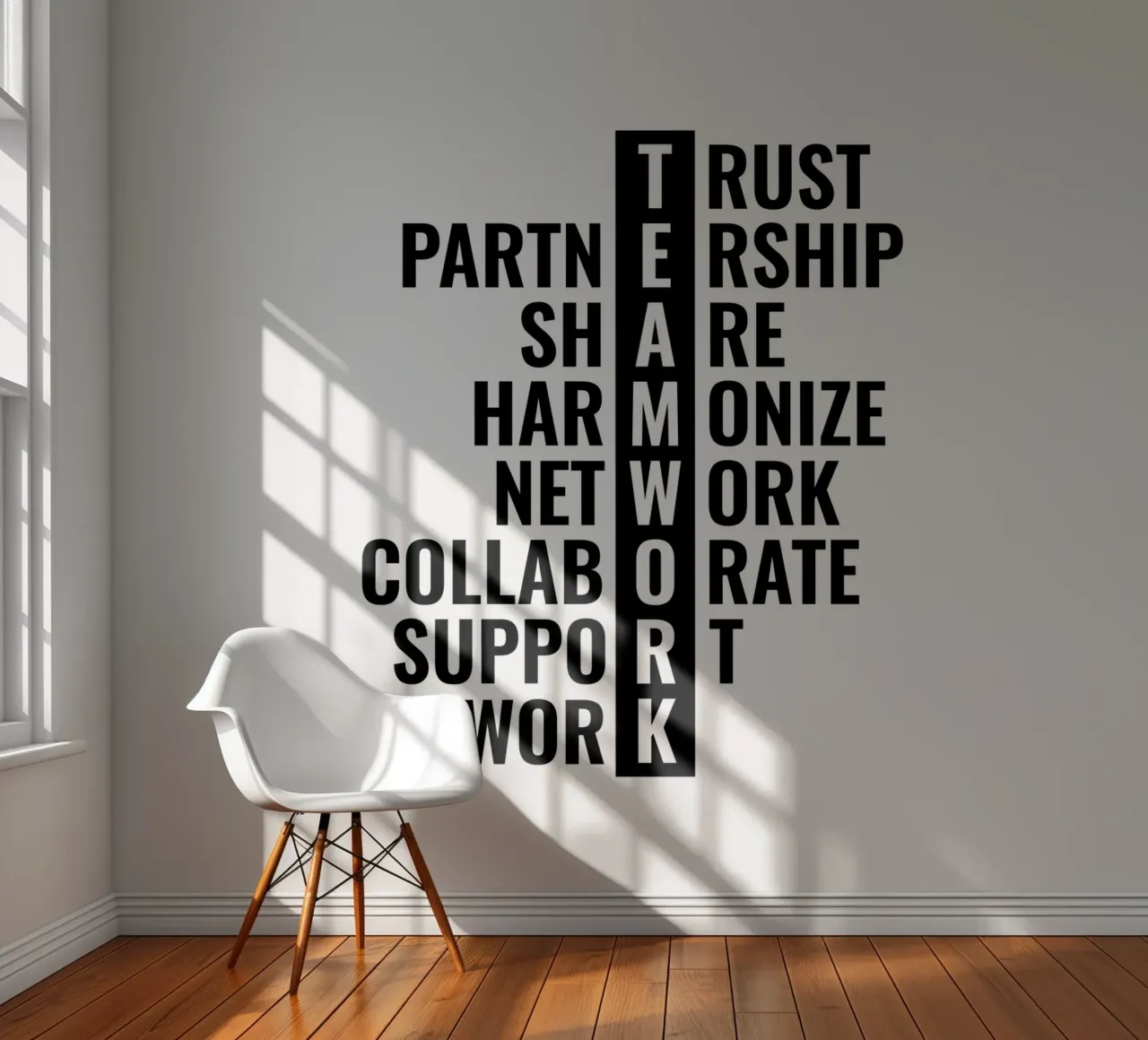 Definitie Teamwork | Motiverende Citaat fotobehang van Inspirify