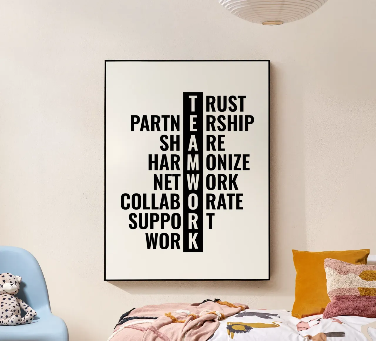 Definitie Teamwork | Motiverende Citaat acryl van Inspirify