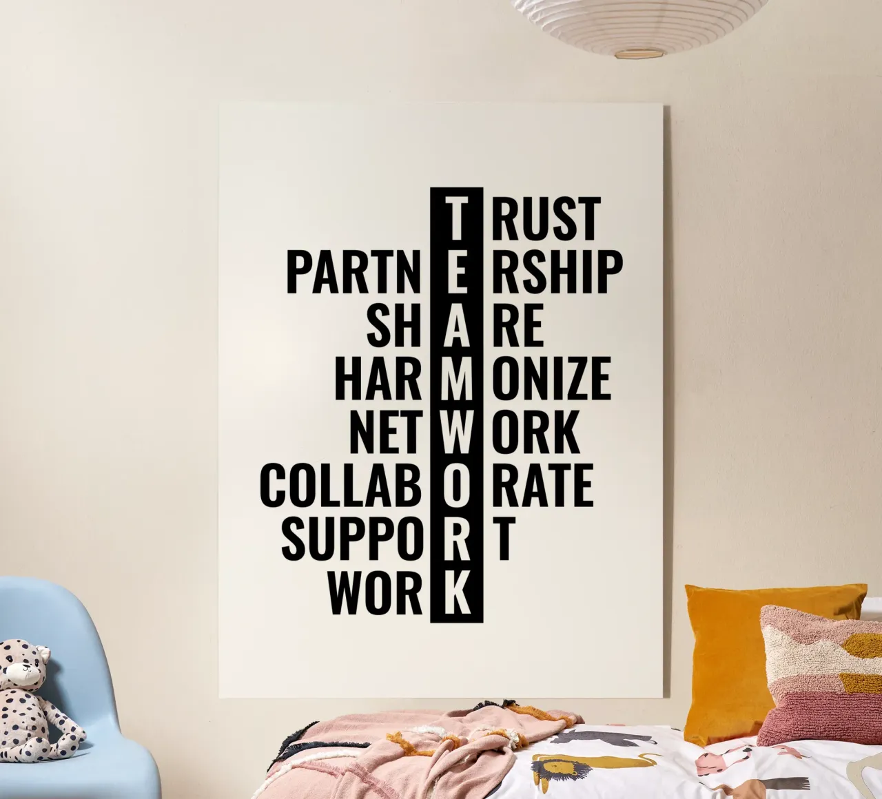 Definitie Teamwork | Motiverende Citaat acryl van Inspirify