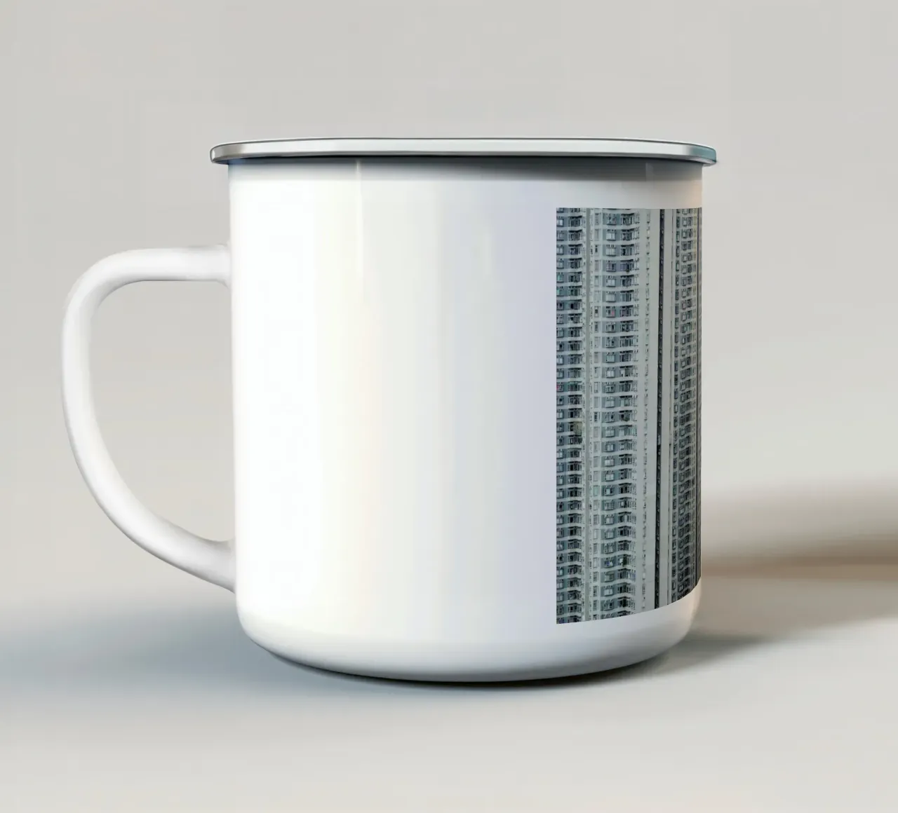 Propinquity Hong Kong 3 tazza in smalto da Simon Butterworth