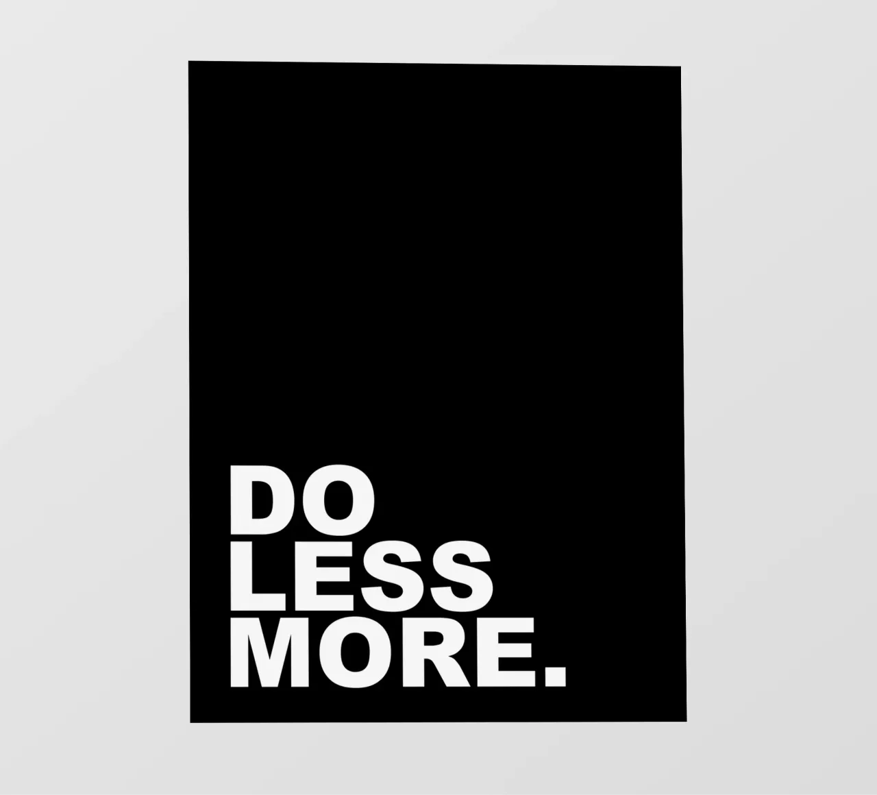 Doe minder meer fotobehang van Inspirify