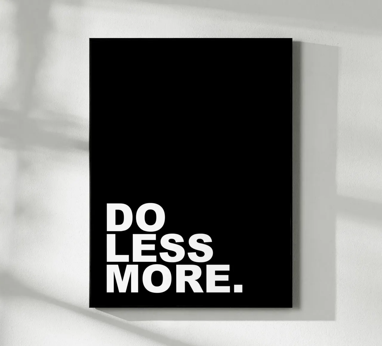 Faire moins et plus plexiglas de Inspirify