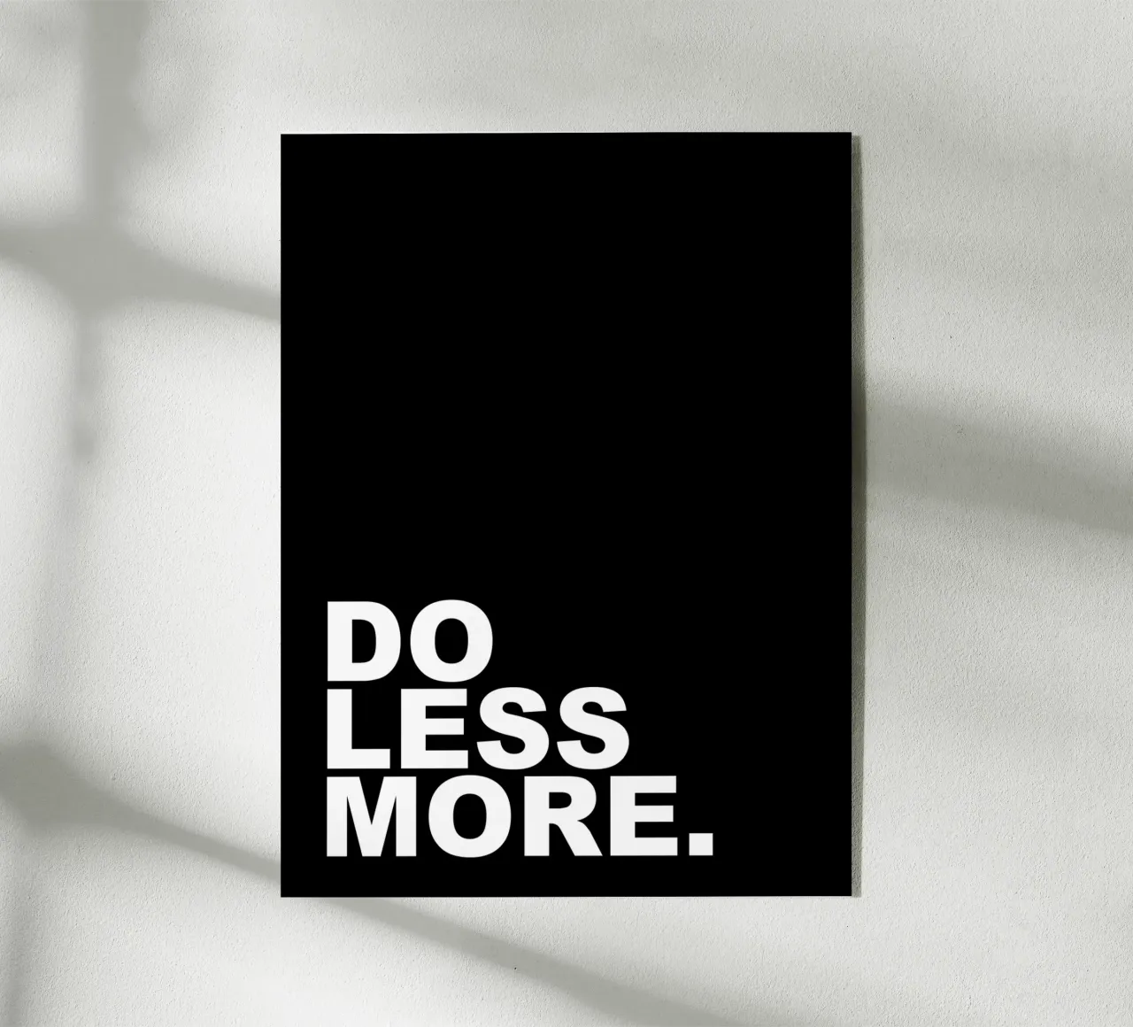 Faire moins et plus plexiglas de Inspirify