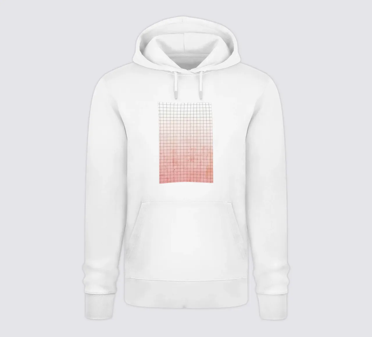 Geometria rosa dolce felpa con cappuccio da cafelab