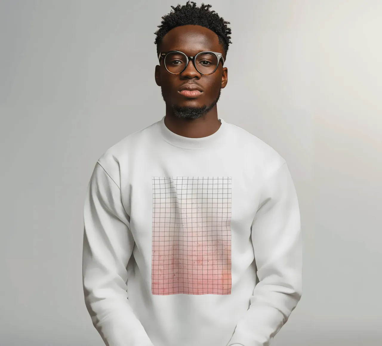 Sweet Pink Geometry sweatshirt by cafelab