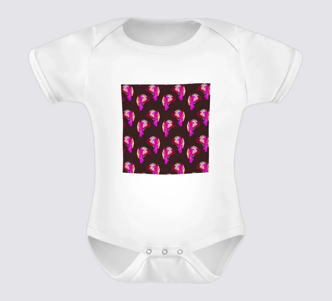 Nightbird In Paradise body neonato maniche corte da Mariery Young