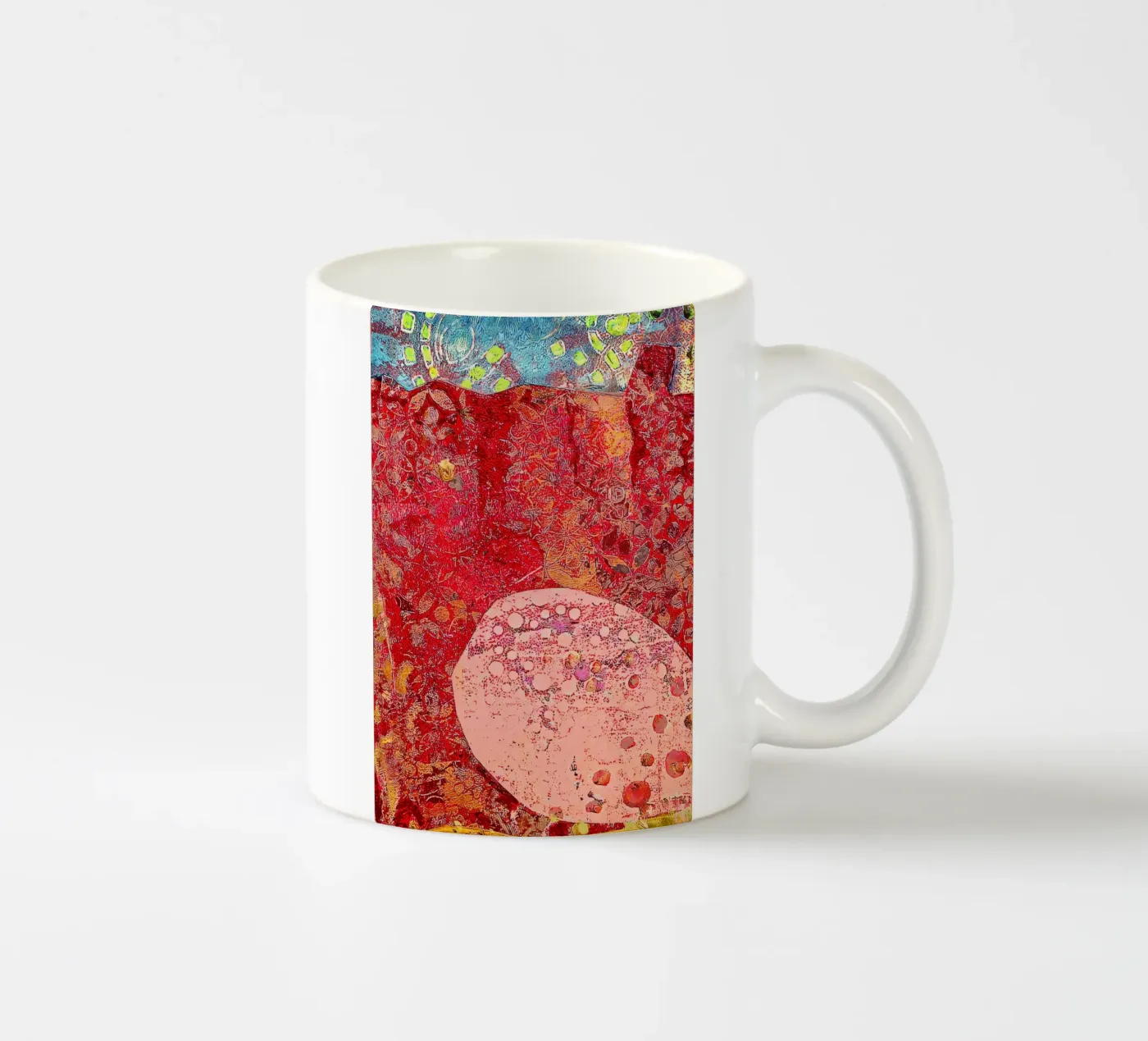 Hidden treasure ceramic mug by Edenart