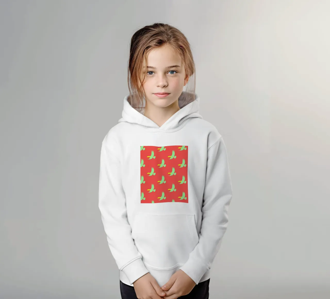 Soary Toucan felpa bambino con cappuccio da Mariery Young