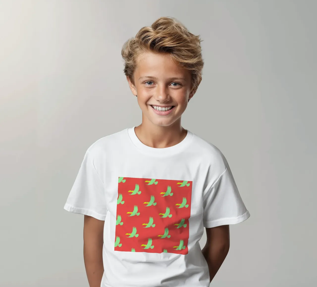 Soary Toucan t-shirt bambini da Mariery Young