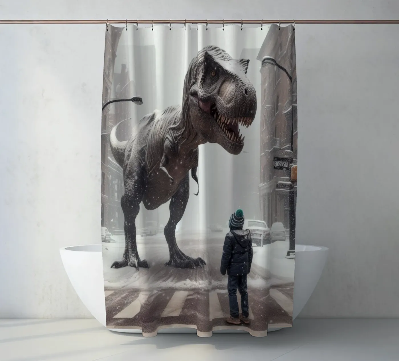 Rex Duschvorhang von Art Unleashed