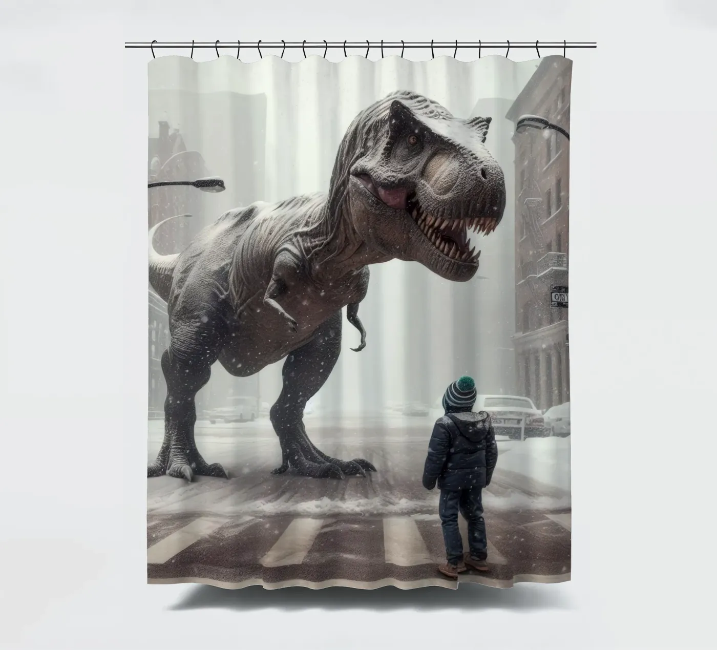 Rex Duschvorhang von Art Unleashed