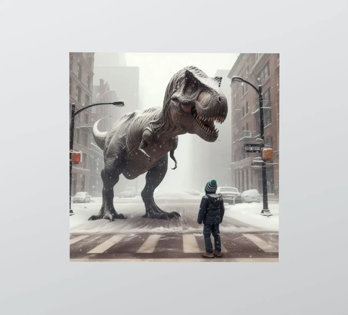 Rex sticker van Art Unleashed