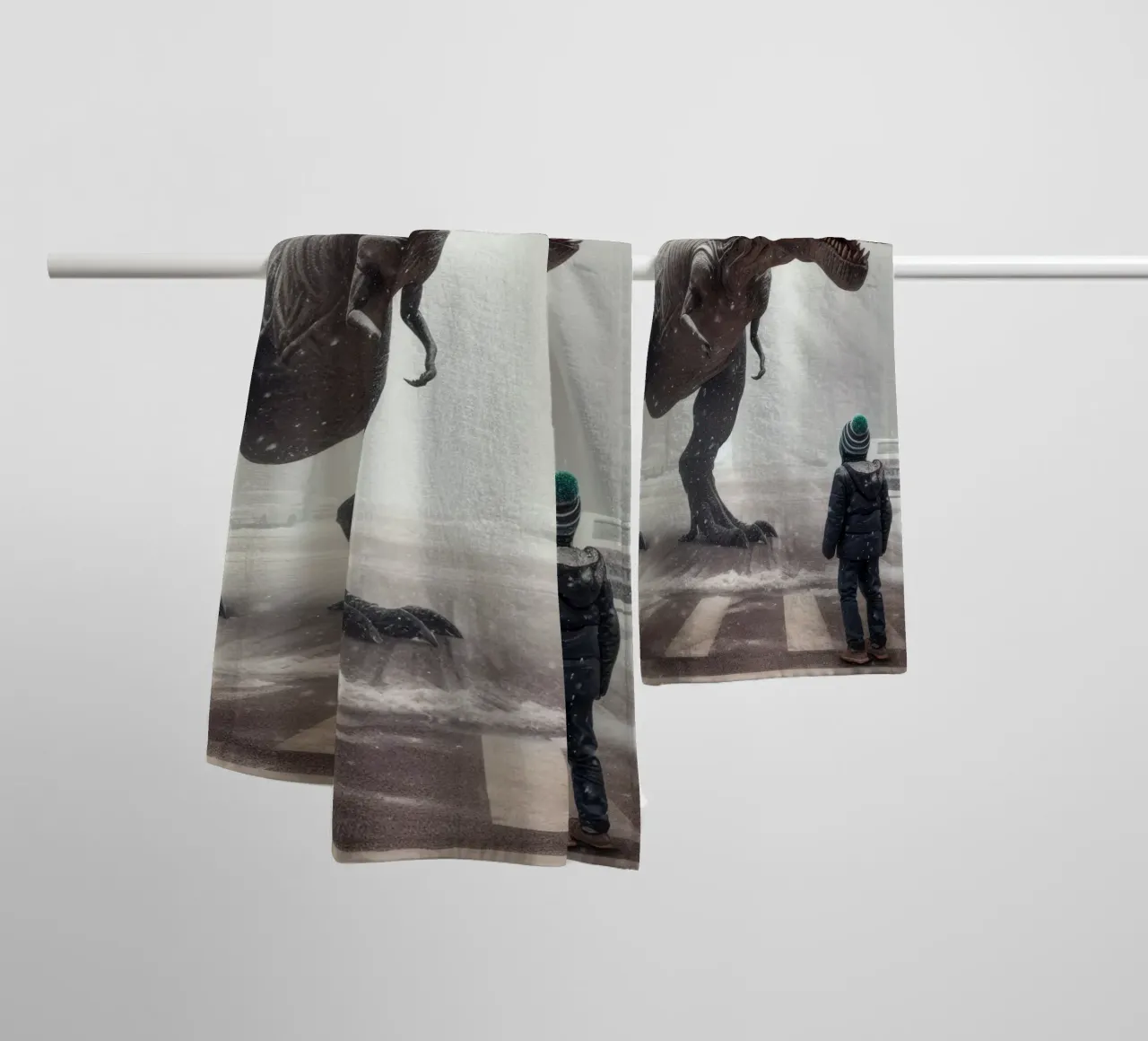 Rex badhanddoek van Art Unleashed