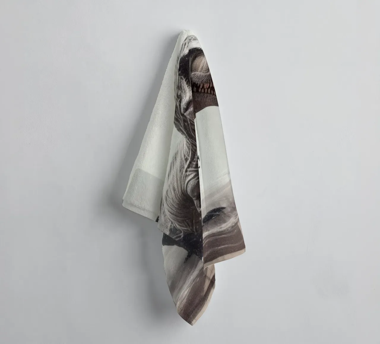 Rex badhanddoek van Art Unleashed